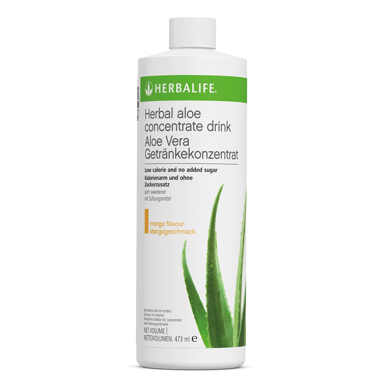 Aloe Vera Getränkekonzentrat Mango 473 mL 8 Herbashopping.eu - Aloe Vera Getränkekonzentrat Mango 473 mL