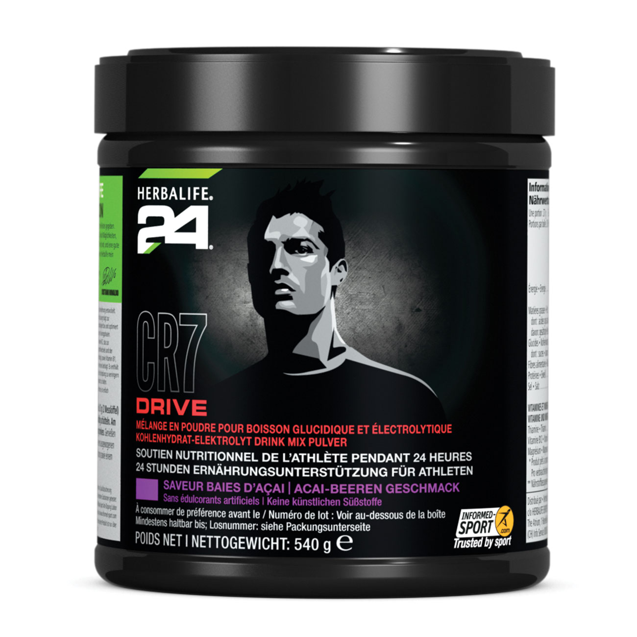 CR7 Drive Behälter Acai-Beere 540 g 8 Herbashopping.eu - CR7 Drive Behälter Acai-Beere 540 g
