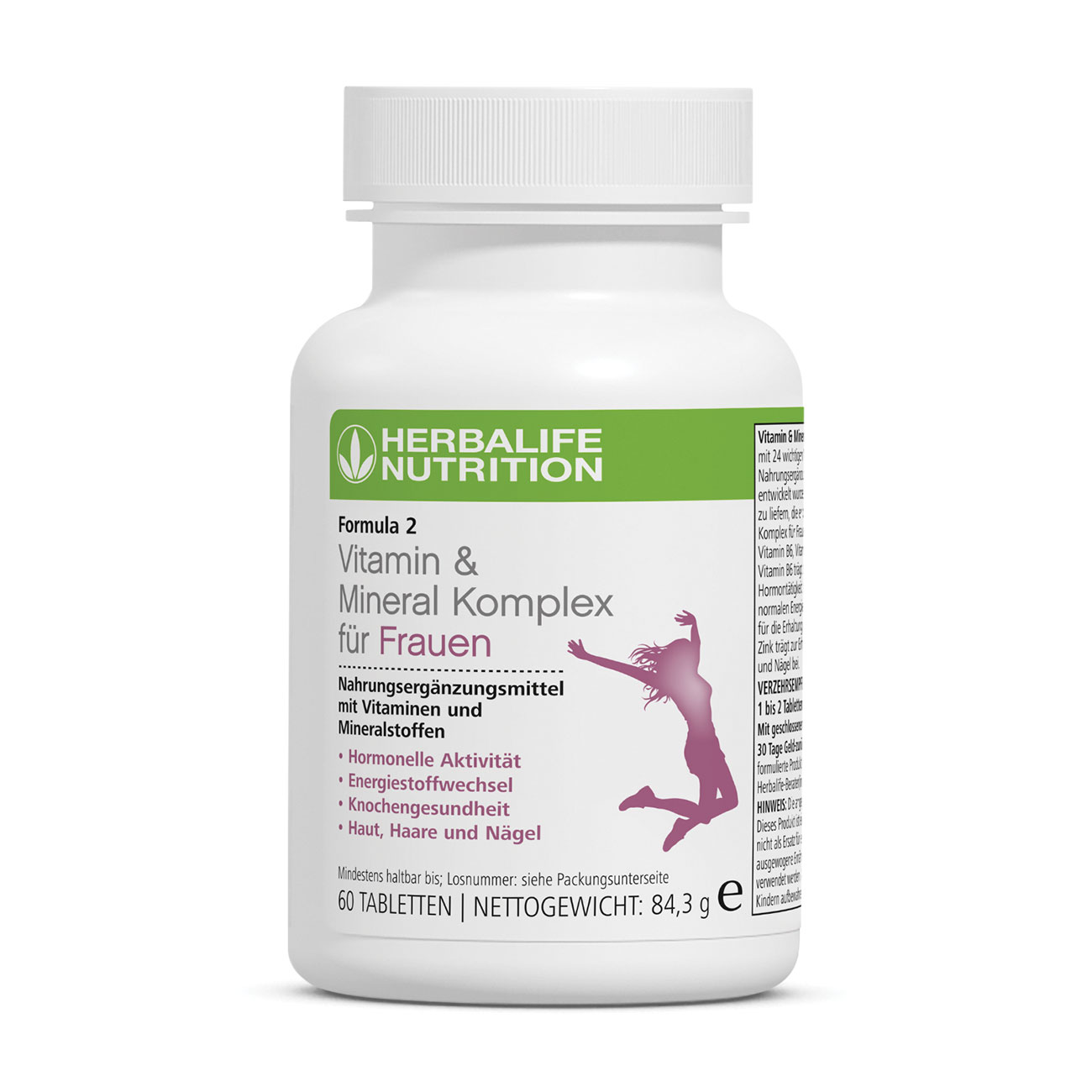 Vitamin & Mineral Komplex für Frauen 84.3 g 8 Herbashopping.eu - Vitamin & Mineral Komplex für Frauen 84.3 g