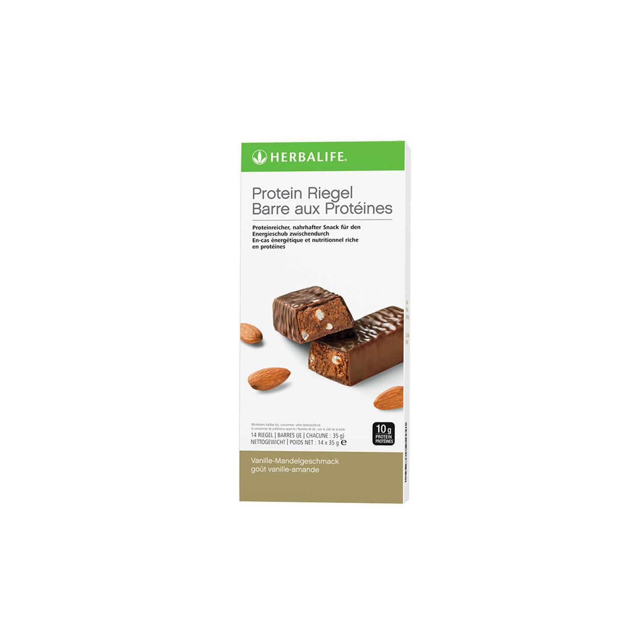 Protein Riegel Vanille-Mandel 14 Riegel 35 g 8 Herbashopping.eu - Protein Riegel Vanille-Mandel 14 Riegel 35 g
