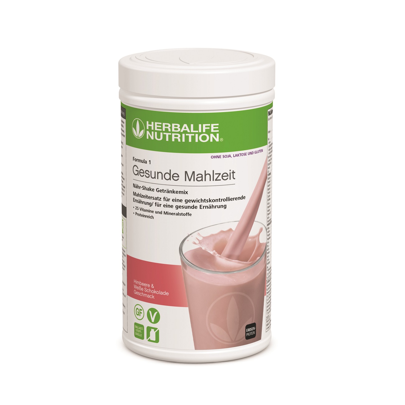 Formula 1 ohne Soja, Laktose und Gluten Himbeere & weisse schokolade 500 g 9 Herbashopping.eu - Formula 1 ohne Soja