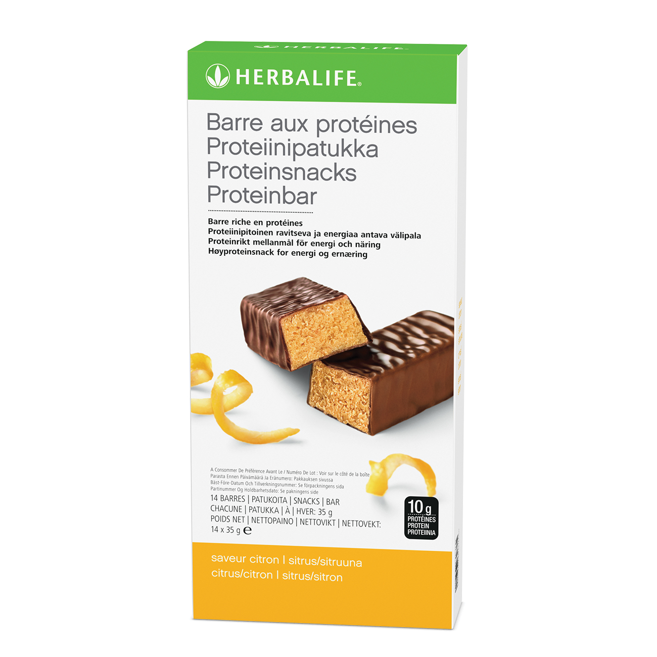 Barres aux Protéines Citron 14 barres de 35 g 11 Herbashopping.eu - Barres aux Protéines Citron 14 barres de 35 g