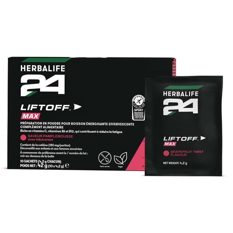 LiftOff® Max H24 Pamplemousse 10 sachets de 4.2g 6 Herbashopping.eu - LiftOff® Max H24 Pamplemousse 10 sachets de 4.2g