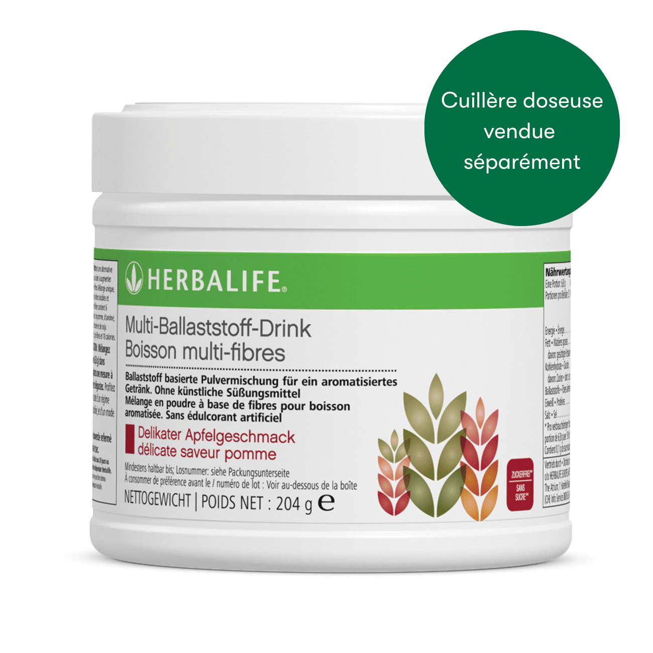 Herbashopping.eu - Boisson multi-fibres Pomme 204 g