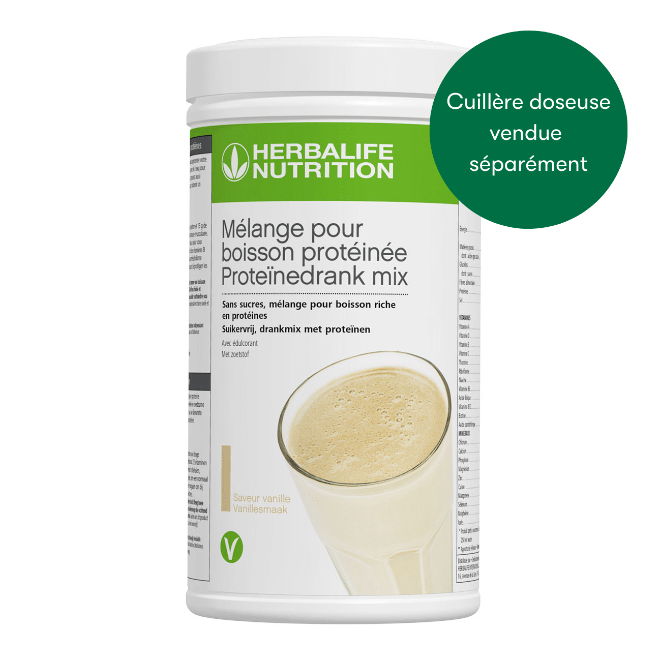 Mélange pour boisson protéinée Vanille 588 g 5 Herbashopping.eu - Mélange pour boisson protéinée Vanille 588 g