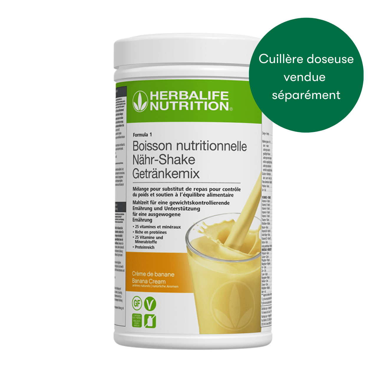Formula 1 Nouvelle génération - Boisson Nutritionnelle Crème de banane 550 g 4 Herbashopping.eu - Formula 1 Nouvelle génération - Boisson Nutritionnelle Crème de banane 550 g