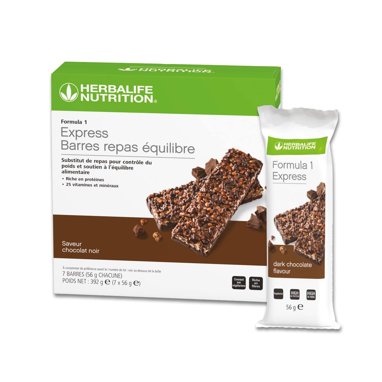 Barres Repas Équilibre Formula 1 Express Chocolat noir 7 barres de 56 g 11 Herbashopping.eu - Barres Repas Équilibre Formula 1 Express Chocolat noir 7 barres de 56 g